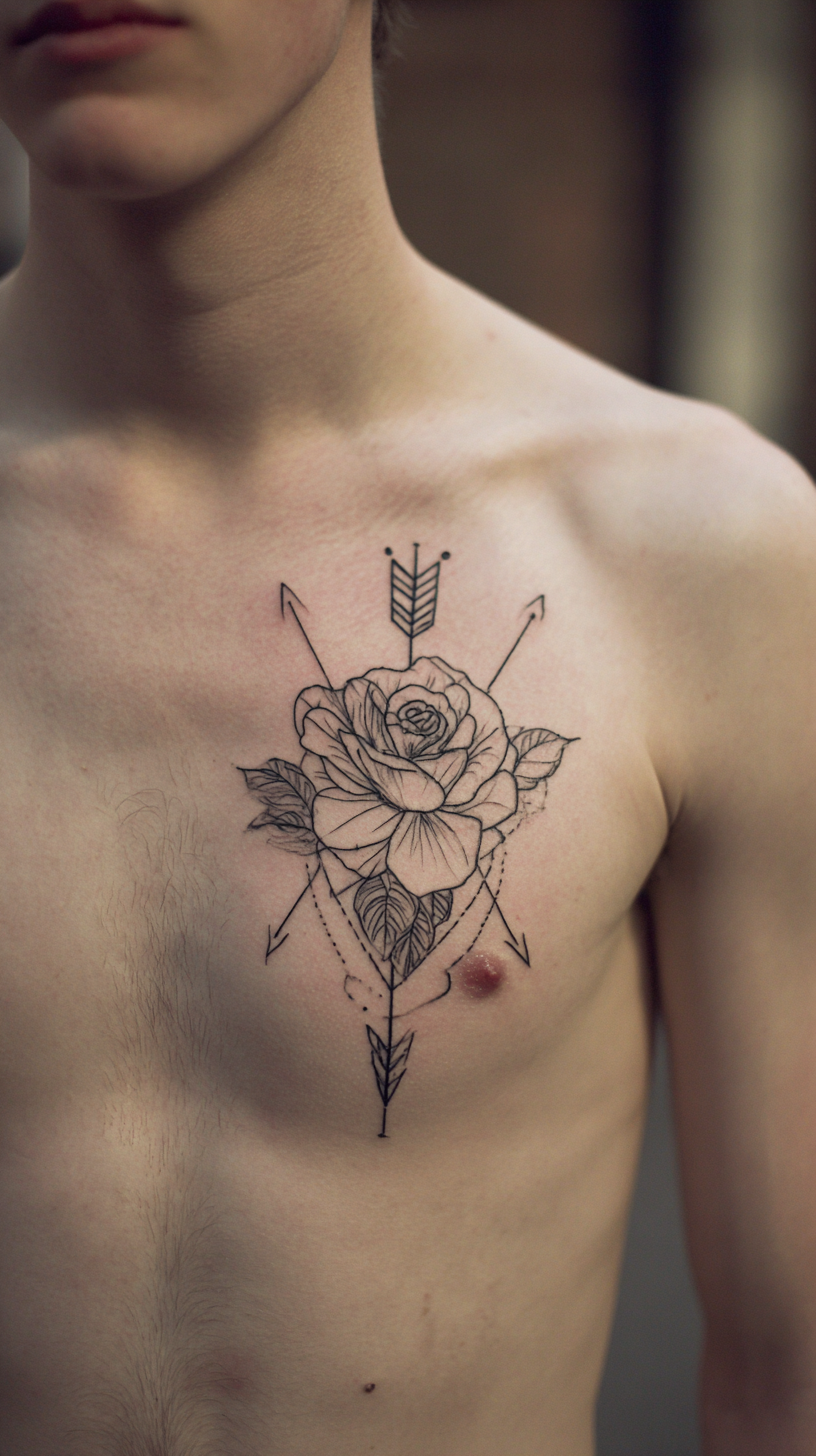 Small Chest Tattoos for Men