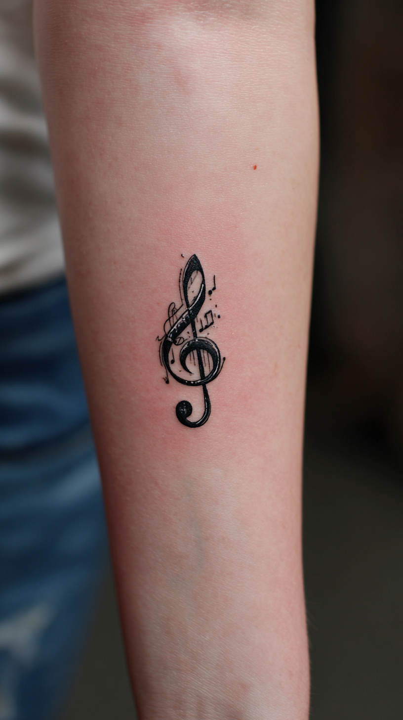Small Music Tattoo