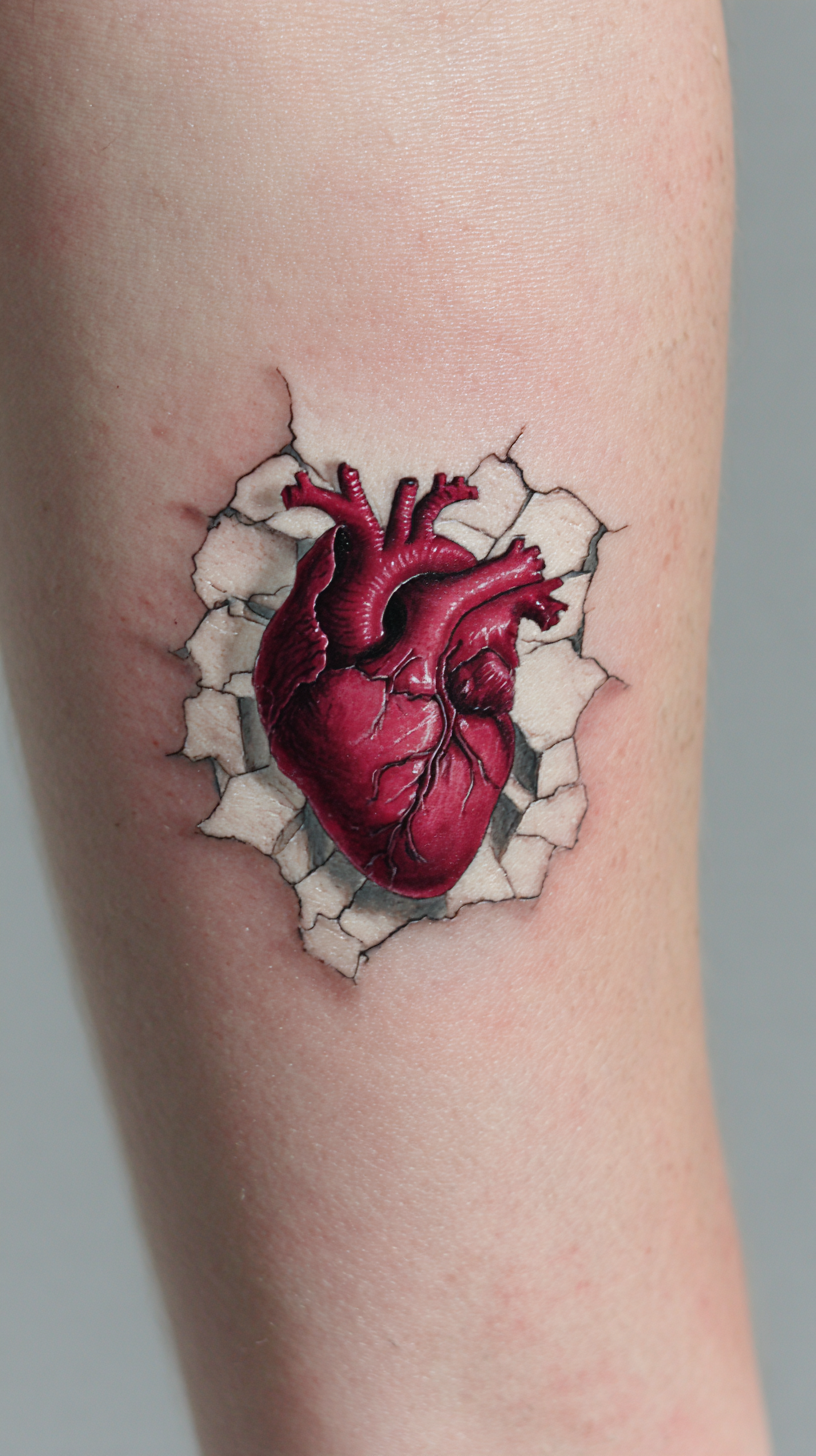 3D Heart Illusion