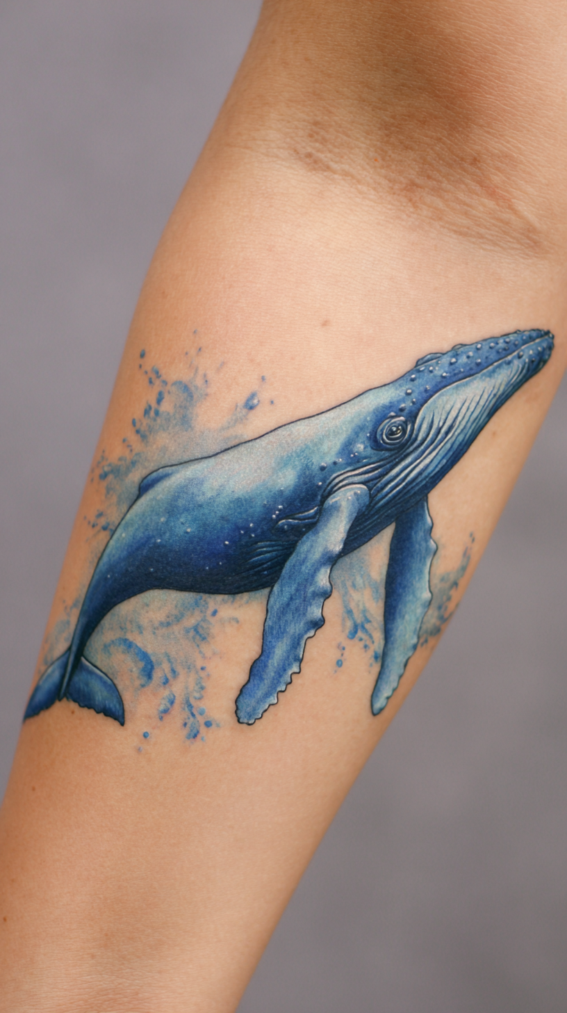 The Blue Whale Tattoo