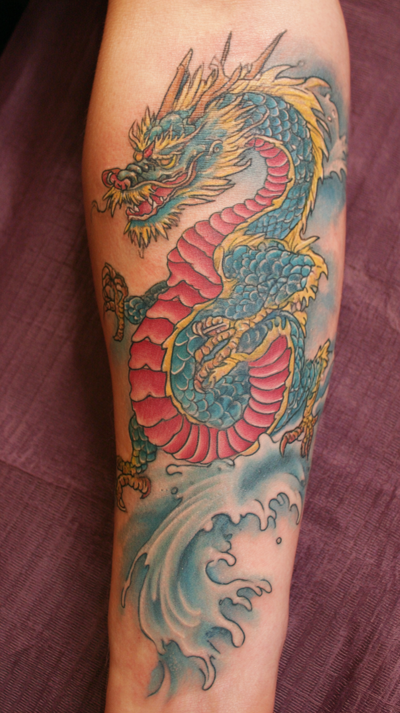 The water god dragon tattoo