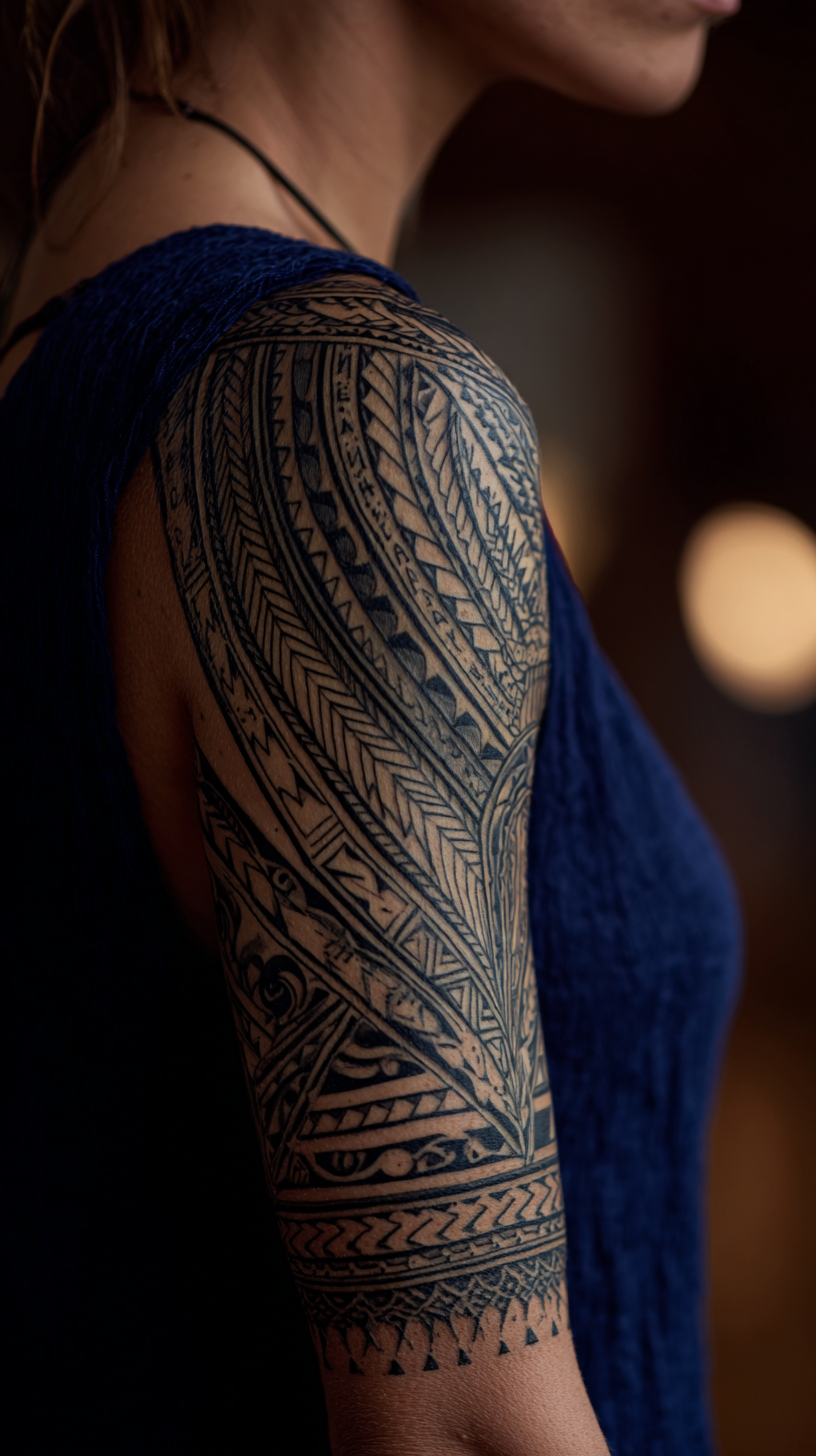Tribal Sleeve Tattoo