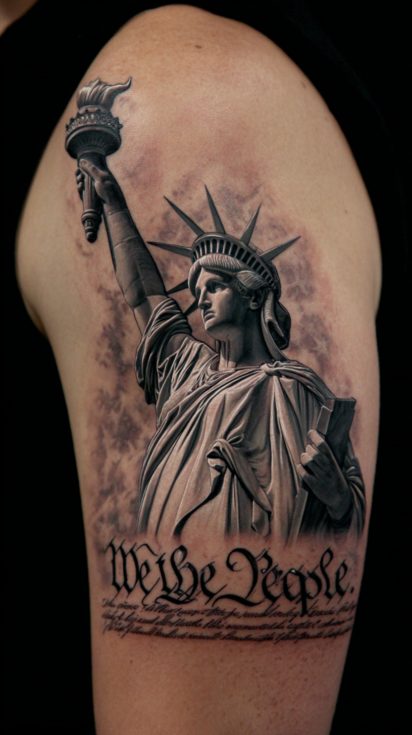 We The People Arm Tattoo
