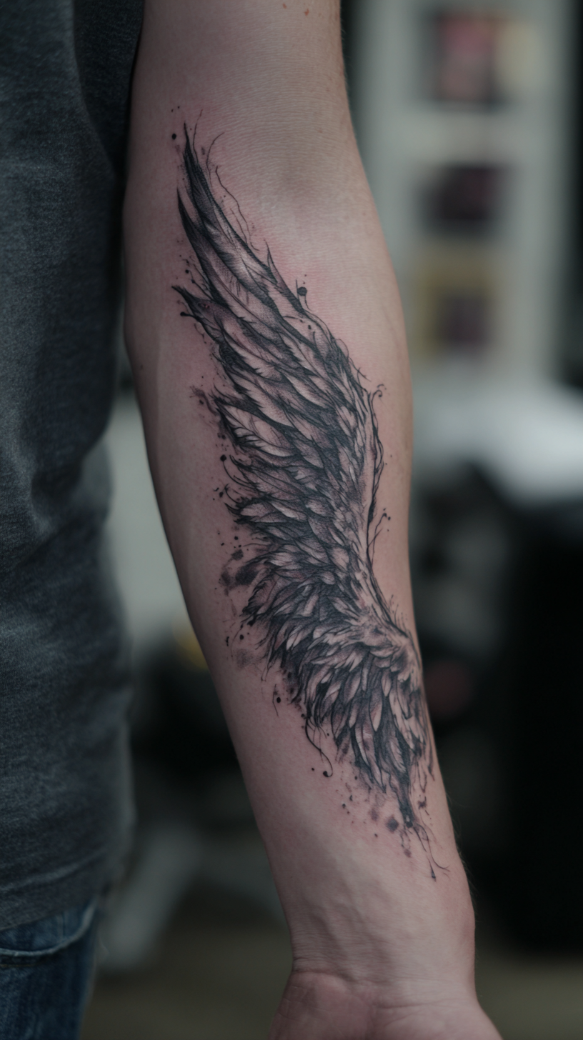 Wing Arm Tattoo