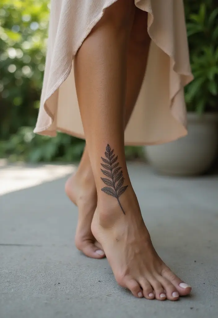 25 Boujee Tattoos for Women: Luxe & High-End Ink Ideas - 16. Elegant Ferns