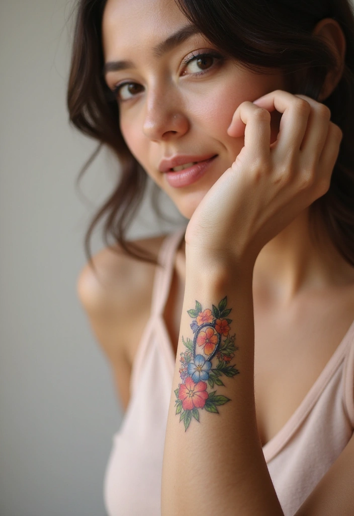 25 Boujee Tattoos for Women: Luxe & High-End Ink Ideas - 17. Floral Infinity