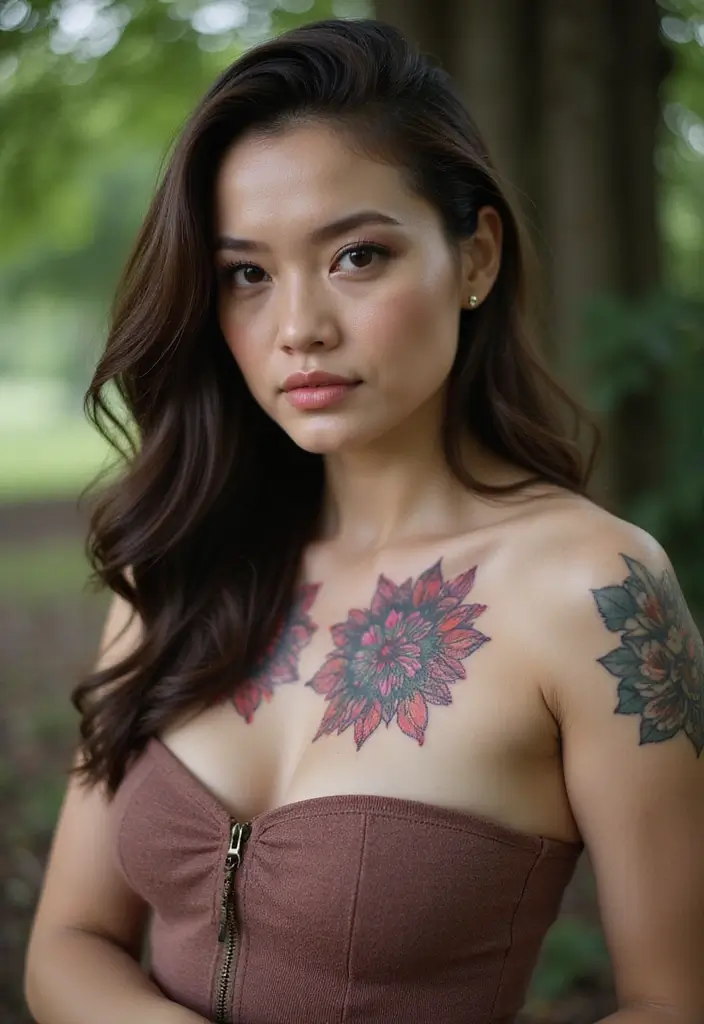 25 Boujee Tattoos for Women: Luxe & High-End Ink Ideas - 6. Floral Mandala