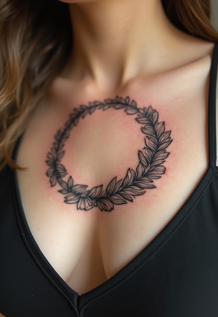 25 Empowering Breast Tattoos for Women: Healing & Strength - 15. The Circle of Life