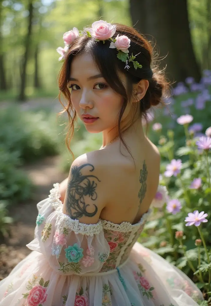 26 Beautiful Belly Tattoos for Women: Artistic & Feminine - 10. Feminine Fairy Tales