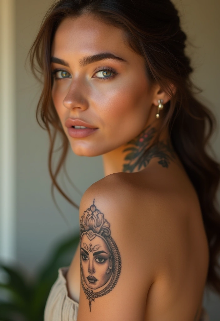 26 Delicate Inner Arm Tattoos for Women: Soft & Personal - 14. Fine Line Faces