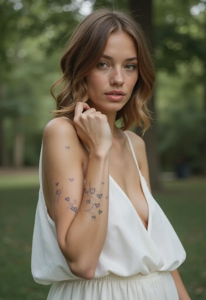 26 Delicate Inner Arm Tattoos for Women: Soft & Personal - 19. Delicate Hearts