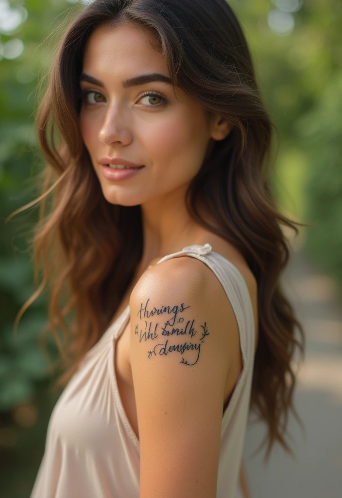 26 Delicate Inner Arm Tattoos for Women: Soft & Personal - 4. Inspirational Quotes