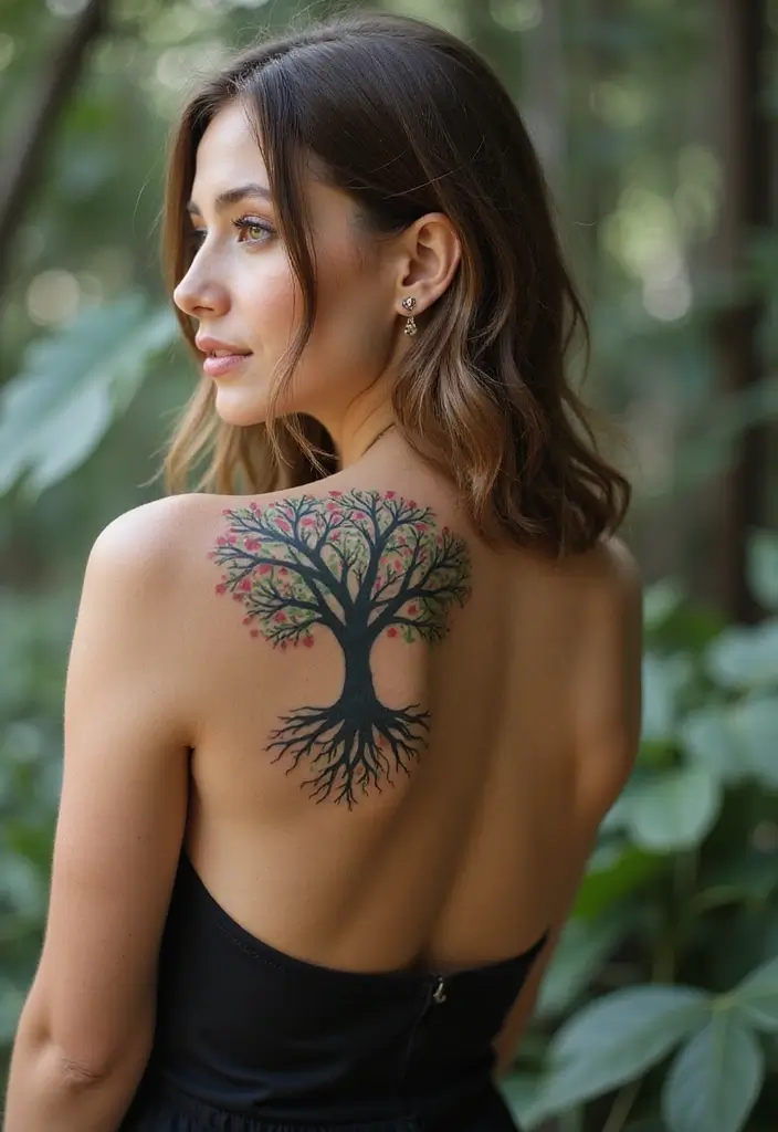 26 Meaningful Rib Tattoos for Women: Emotional & Powerful Ink - 10. The Serene Tree of Life