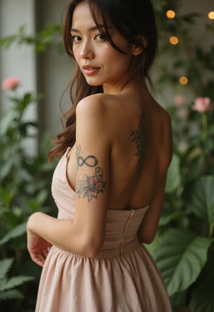 26 Meaningful Rib Tattoos for Women: Emotional & Powerful Ink - 5. The Powerful Infinity Symbol