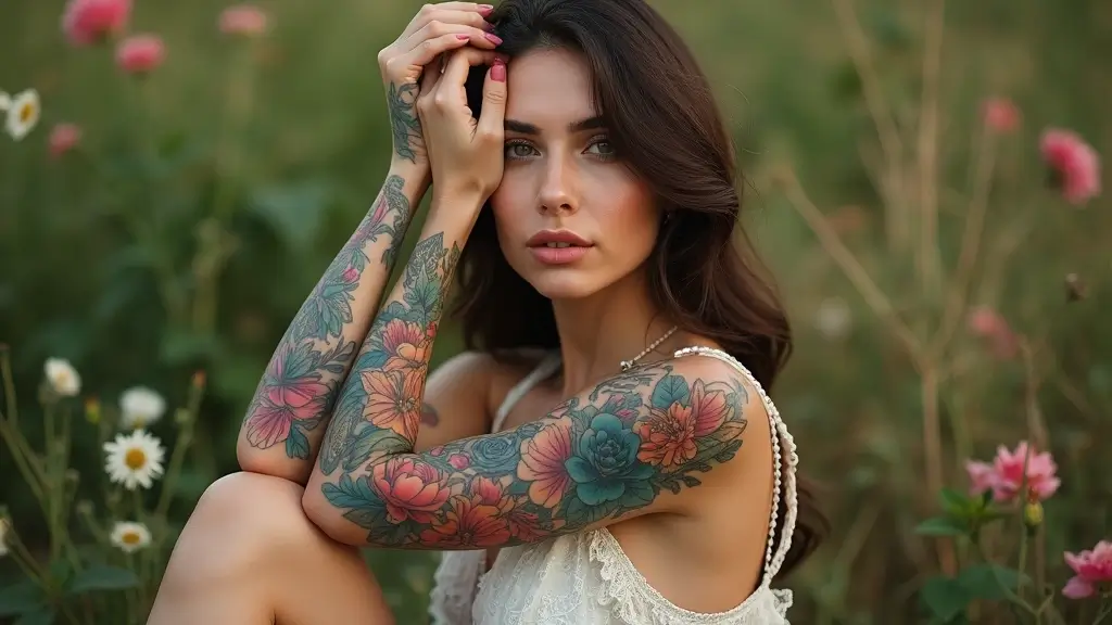 26 Stylish Half Sleeve Tattoos for Women: Artistic & Modern