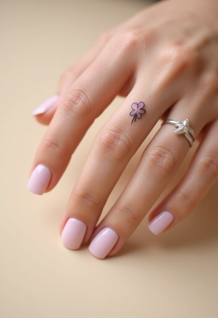 26 Tiny Finger Tattoos for Women: Minimalist & Meaningful - 24. Sweet Jasmine