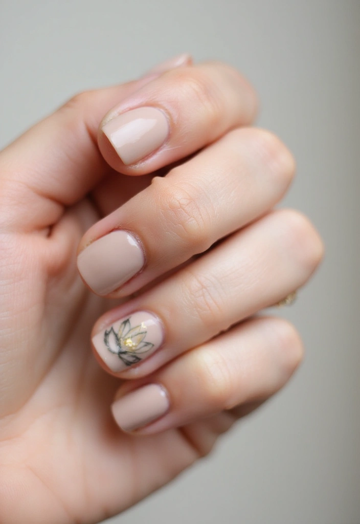 26 Tiny Finger Tattoos for Women: Minimalist & Meaningful - 8. Subtle Lotus