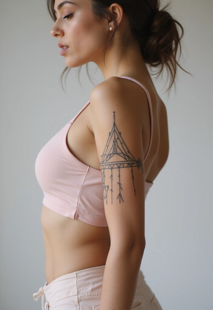 27 Elegant Side Tattoos for Women: Subtle & Alluring Designs - 5. Geometric Patterns