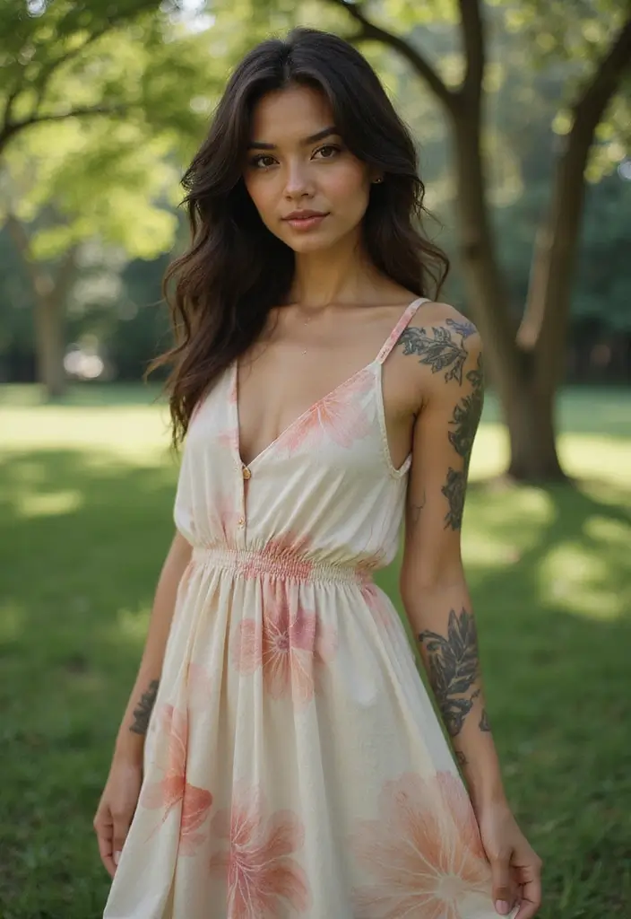 27 Minimalist Tattoos for Women: Clean & Timeless Style - 8. Abstract Nature Scenes