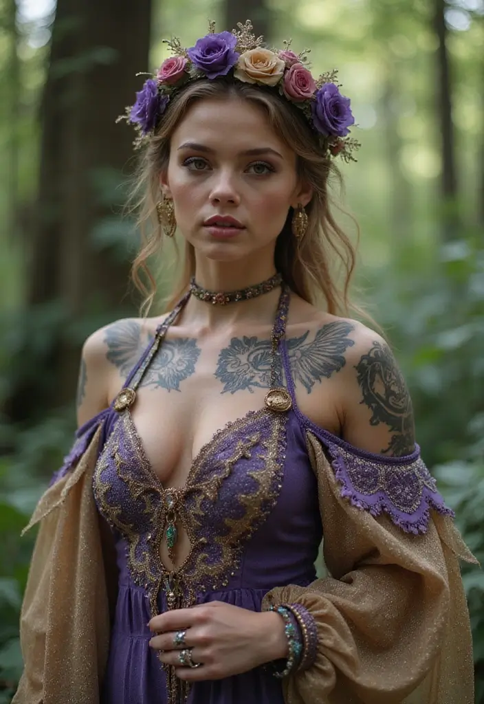 28 Creative Arm Sleeve Tattoos for Women: From Floral to Tribal - 13. Fantasy and Mythology