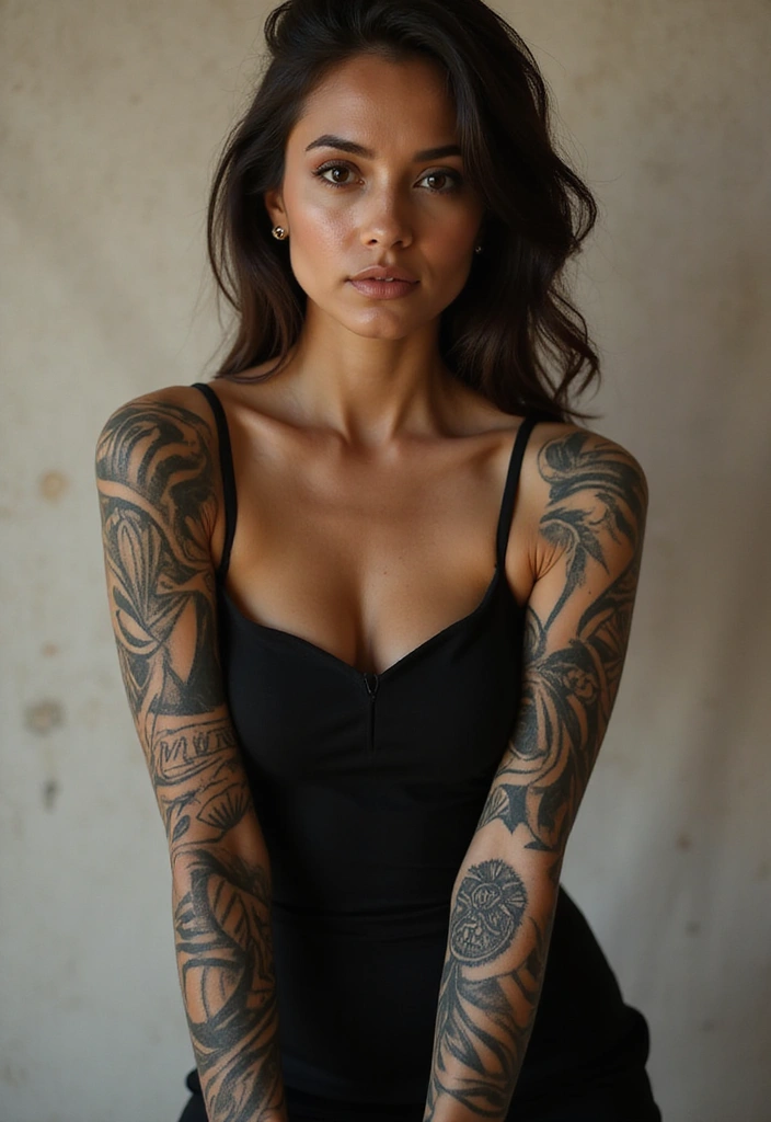 28 Creative Arm Sleeve Tattoos for Women: From Floral to Tribal - 2. Tribal Elegance