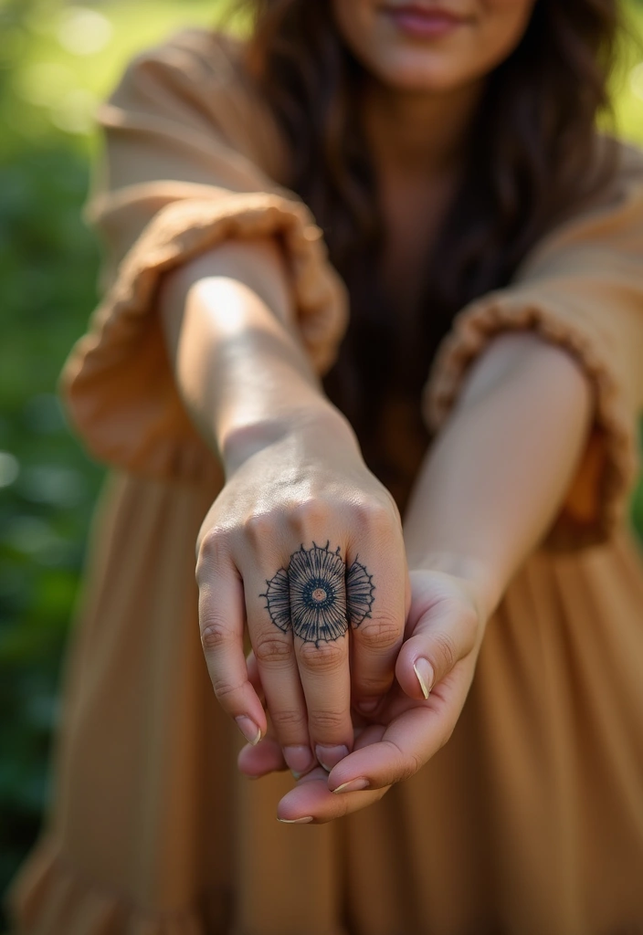 28 Elegant Hand Tattoos for Women: Delicate & Meaningful Ink - 11. Mandala Patterns