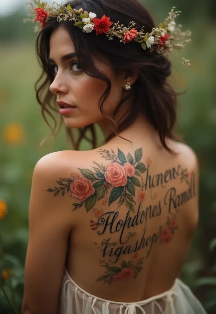 28 Gorgeous Back Tattoos for Women: From Minimal to Bold - 12. Inspirational Quotes