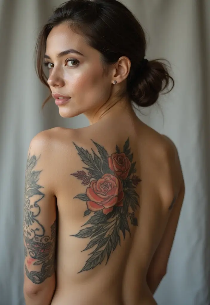 28 Gorgeous Back Tattoos for Women: From Minimal to Bold - 16. Custom Designs