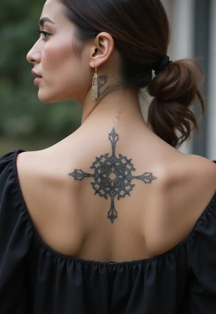 28 Gorgeous Back Tattoos for Women: From Minimal to Bold - 19. Personal Symbols
