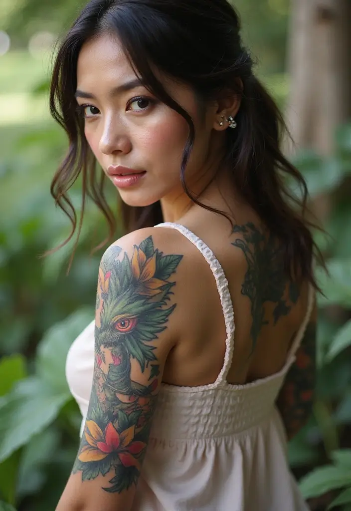 28 Gorgeous Back Tattoos for Women: From Minimal to Bold - 26. Fantasy Characters