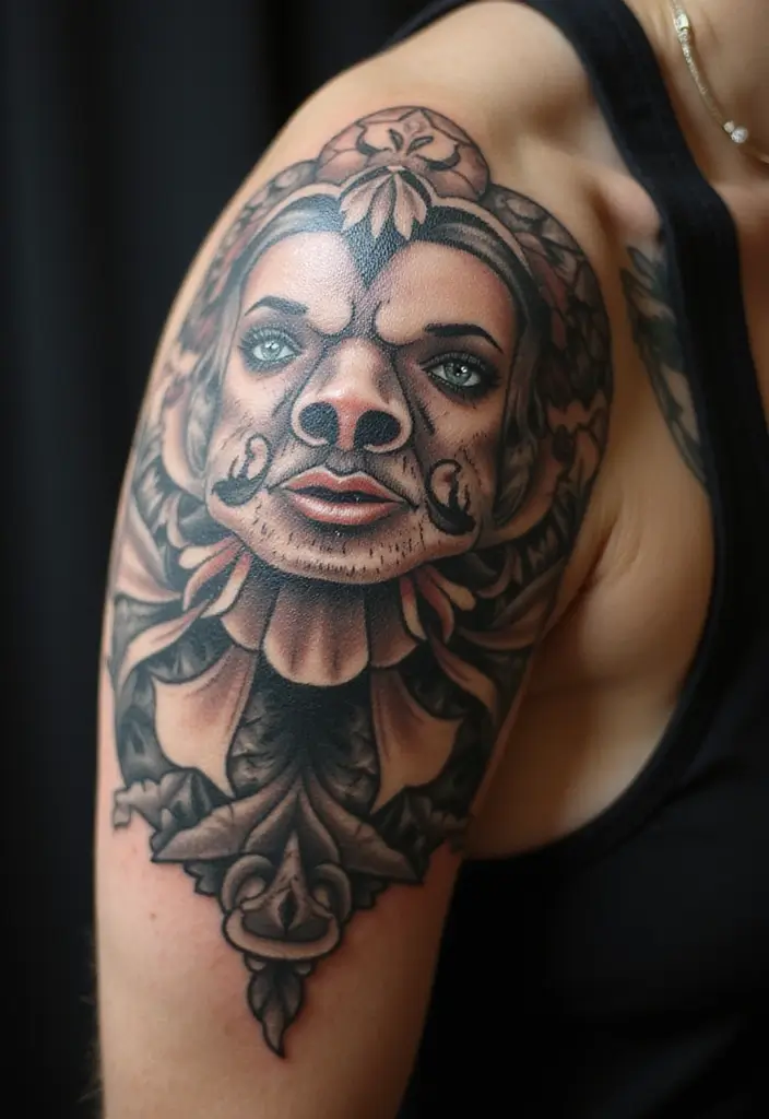 28 Meaningful Name Tattoos for Women: Honoring Loved Ones - 17. Name Tattoos as Part of Larger Designs