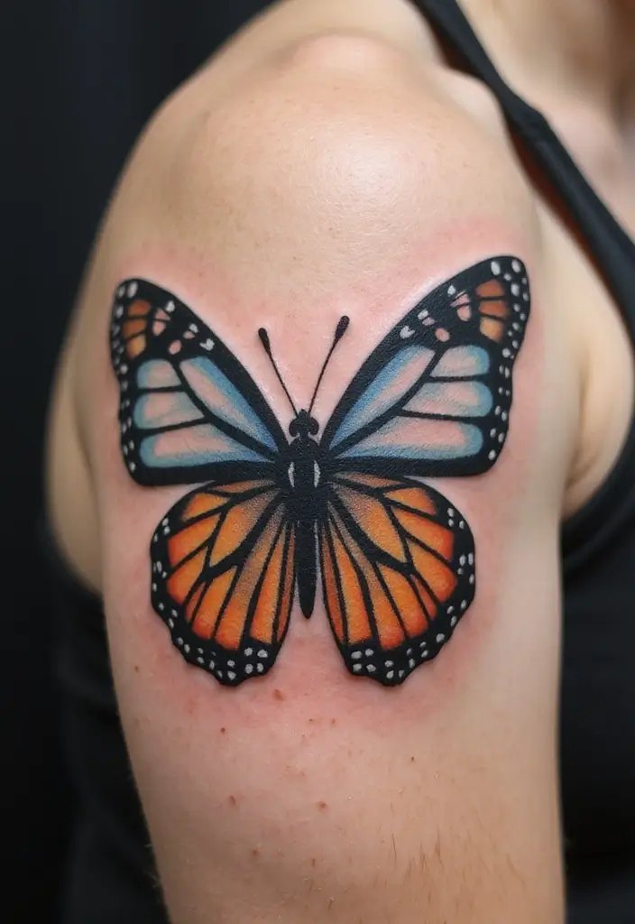 28 Meaningful Name Tattoos for Women: Honoring Loved Ones - 25. Name Tattoos with Butterflies