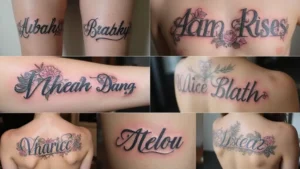 28 Meaningful Name Tattoos for Women: Honoring Loved Ones