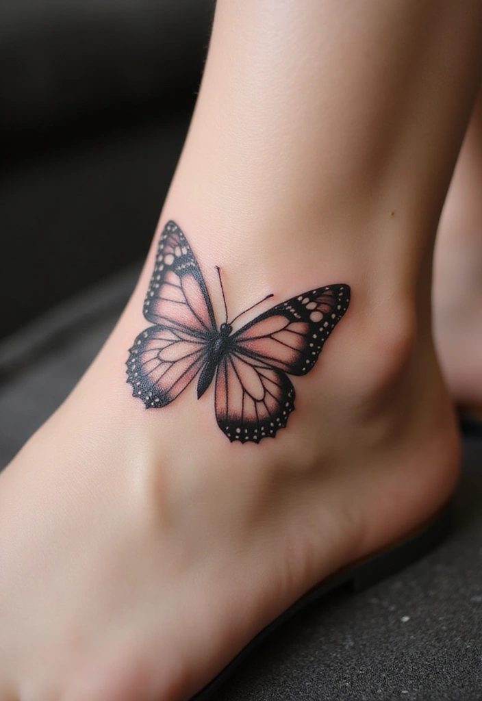 30 Adorable Small Tattoos for Women: Tiny & Cute Designs - 9. Delicate Butterfly