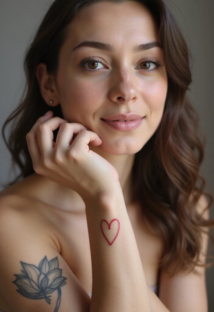 30 Best Tattoos for Women: Top Inspirational Designs in 2025 - 6. Minimalist Heart Tattoos
