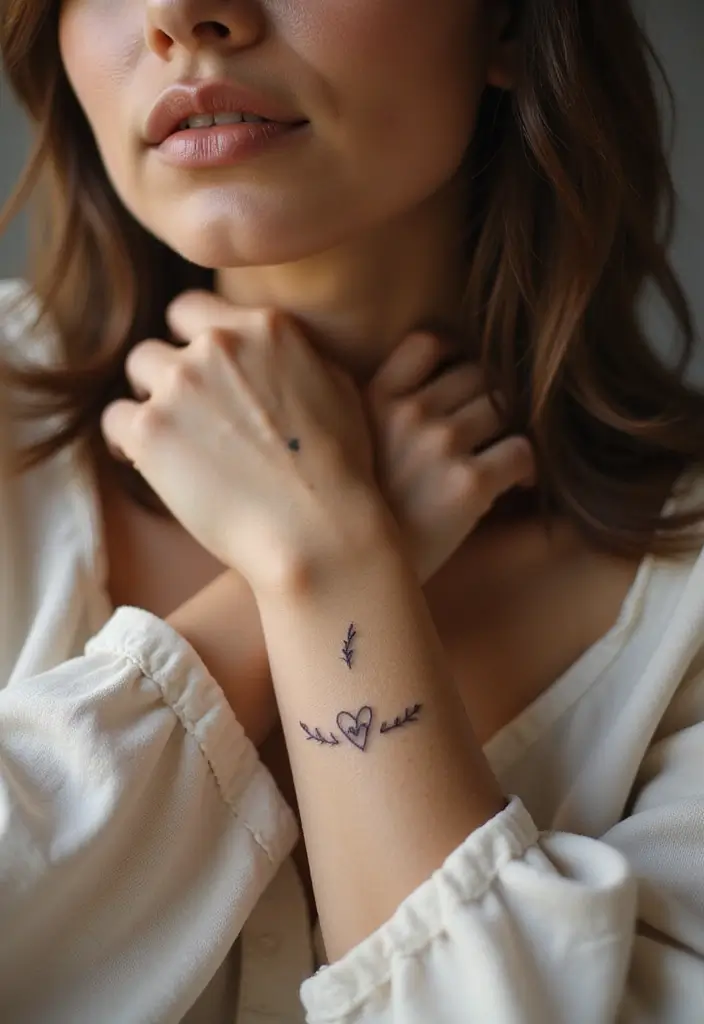 30 Cute Tattoos for Women: Sweet & Playful Ink Ideas - 1. Tiny Heart Tattoos