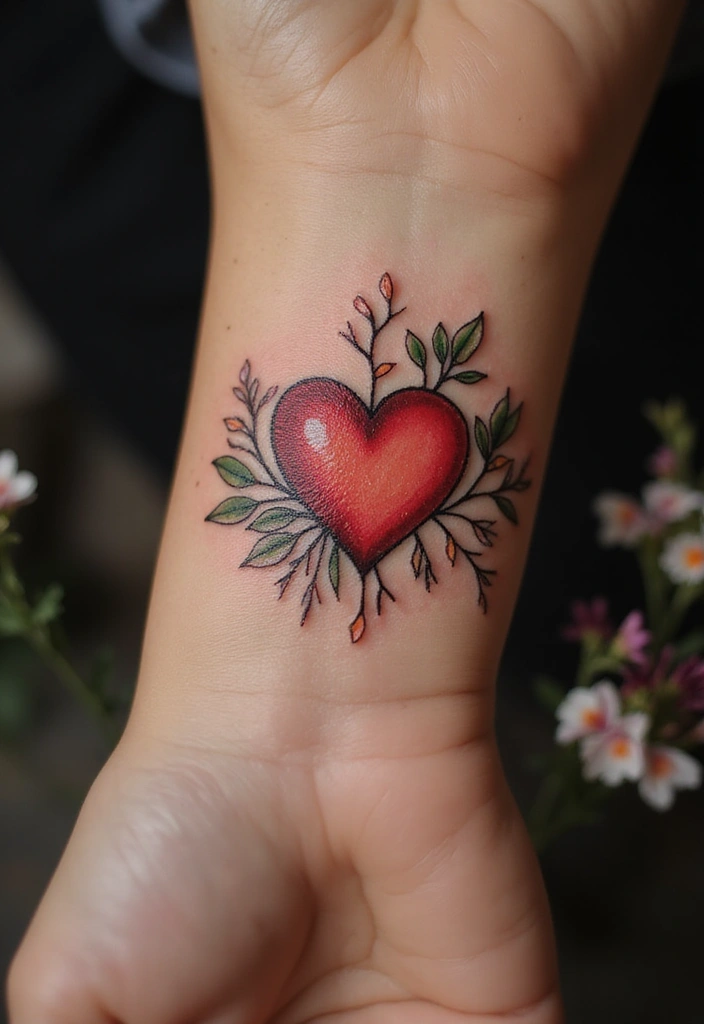 30 Pretty Tattoos for Women: Beautiful Designs to Inspire Your Next Ink - 10. Heartfelt Designs