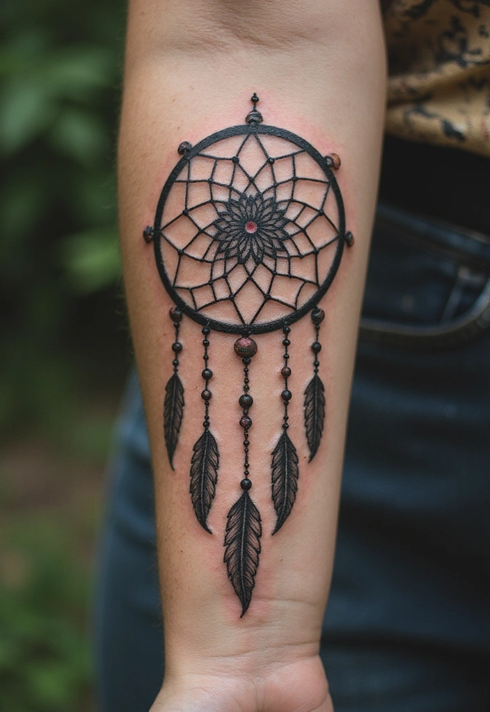 30 Pretty Tattoos for Women: Beautiful Designs to Inspire Your Next Ink - 12. Dreamcatcher Tattoos