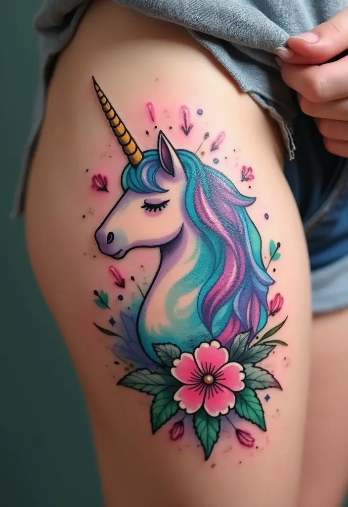 30 Pretty Tattoos for Women: Beautiful Designs to Inspire Your Next Ink - 23. Whimsical Creature Tattoos