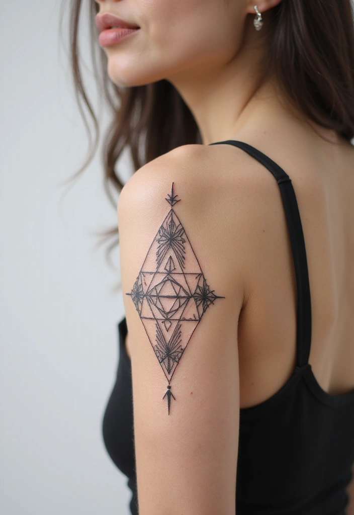 30 Pretty Tattoos for Women: Beautiful Designs to Inspire Your Next Ink - 7. Geometric Shapes