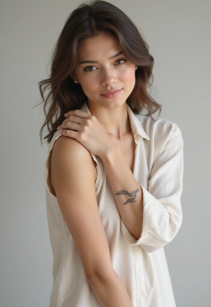 30 Pretty Wrist Tattoos for Women: Delicate & Personal Designs - 15. Minimalist Wave