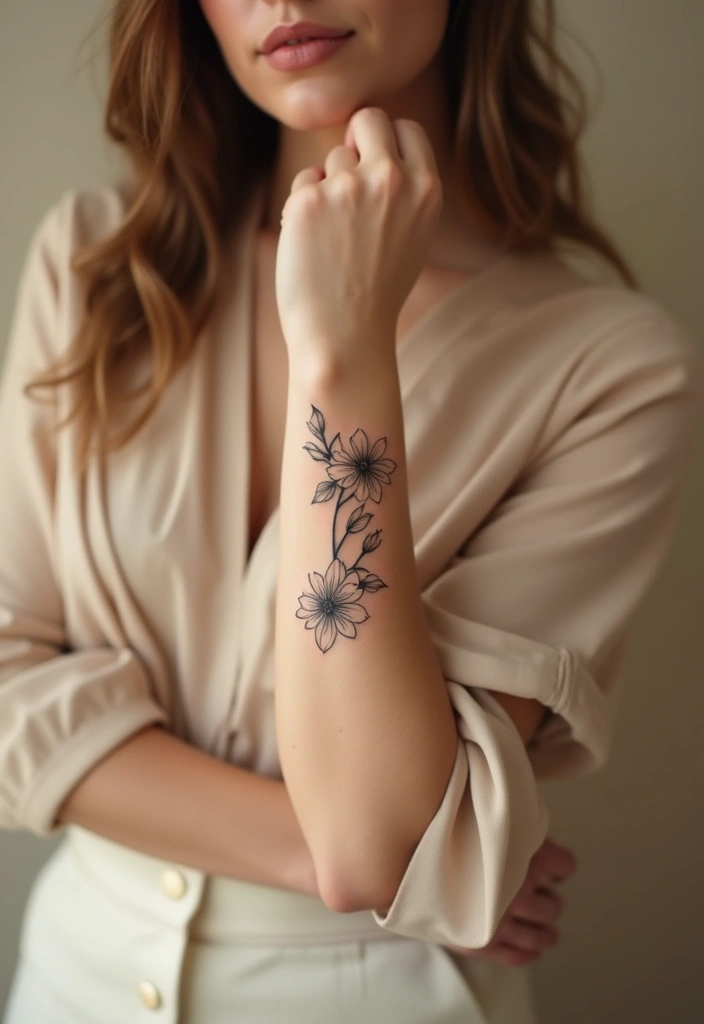 30 Pretty Wrist Tattoos for Women: Delicate & Personal Designs - 19. Elegant Jasmine Flower