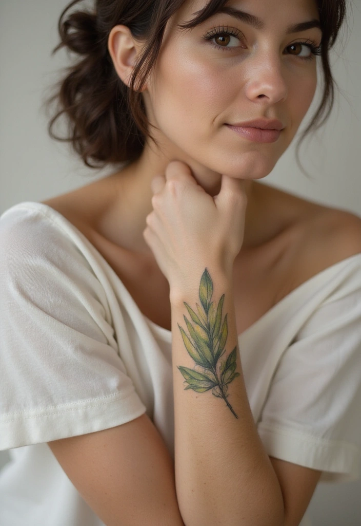 30 Pretty Wrist Tattoos for Women: Delicate & Personal Designs - 5. Simple Succulent