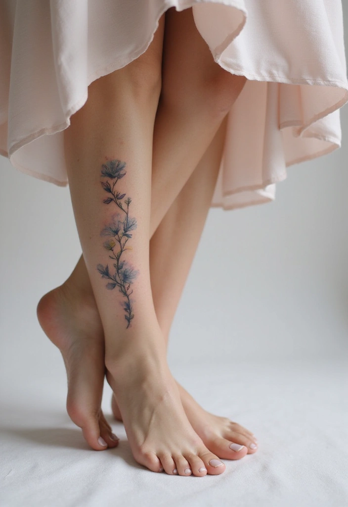 30 Simple Tattoos for Women: Minimalist & Elegant Designs - 22. Simple Footprints