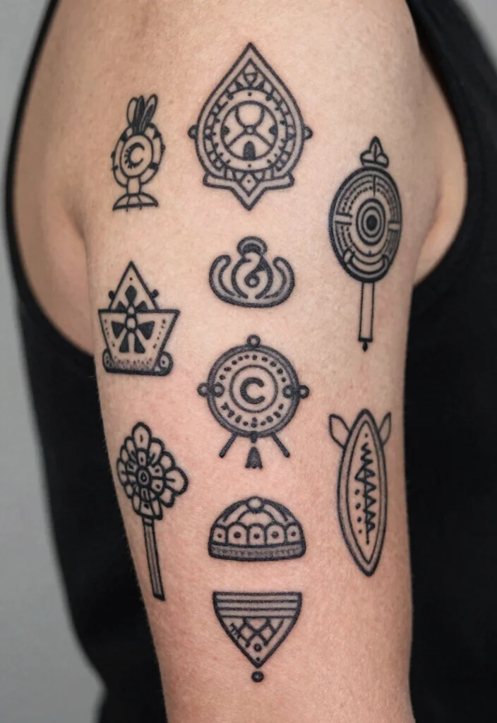 16 Back of Forearm Tattoo Designs That Look Amazing from Every Angle - 13. Unique Cultural Symbols 1