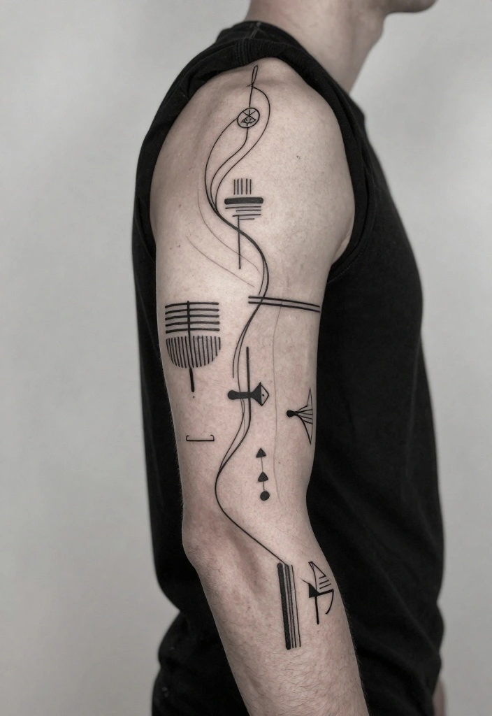 16 Men's Forearm Tattoo Designs That Never Go Out of Style - 16. Personal Combinations 1