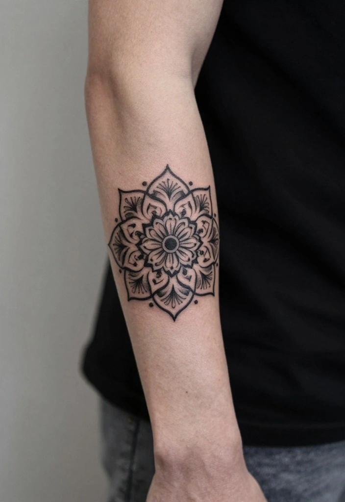 16 Men's Forearm Tattoo Designs That Never Go Out of Style - 7. Spiritual Symbols 1