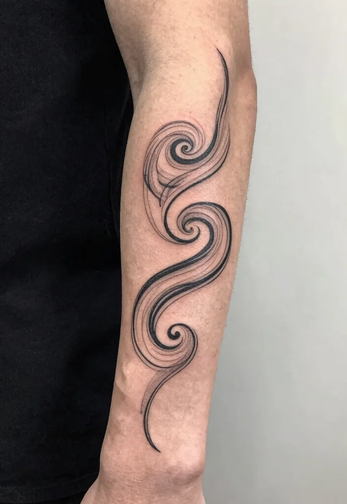 17 Forearm Half Sleeve Tattoo Ideas for Men You'll Want Instantly - 11. Spiral Patterns 1