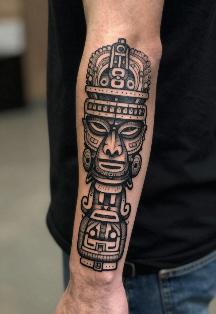 17 Men's Forearm Tattoo Designs You'll See Everywhere This Year - 17. Cultural Symbols 1