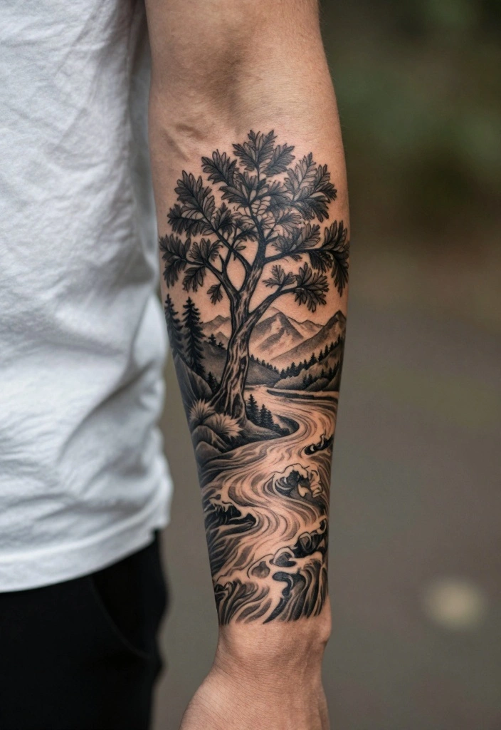 17 Men's Forearm Tattoo Designs You'll See Everywhere This Year - 4. Nature-Inspired Designs 1